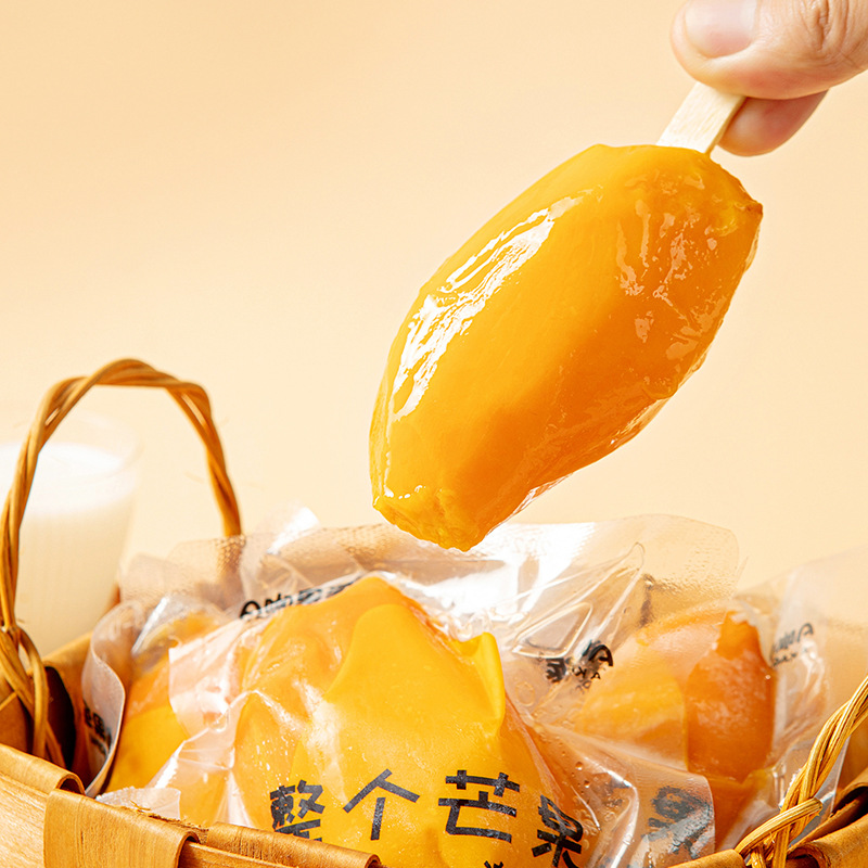 Thai Fresh Mango Ice Cream Popsicle Without Additives Whole Mango Popsicle Retail Store E-Commerce Exclusive Factory Direct Sales