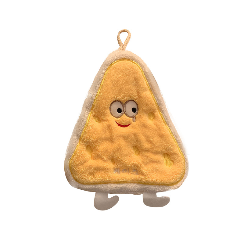 Toilet Wipe Hand Towel Cute Hanging Cartoon Hand Gifts Absorbent Hanging Stinky Handkerchief Towel Wash Small Square Towel