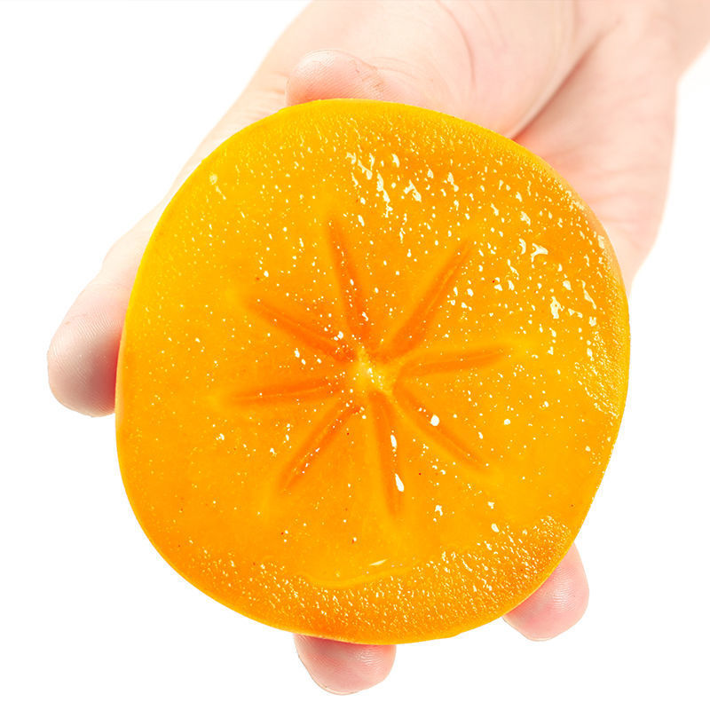 Shaanxi Yangfeng Crispy Persimmon Freshly Picked Fresh Seasonal Fruit Sweet Persimmon Crisp Sweet Delicious Crispy Persimmon Dropshipping