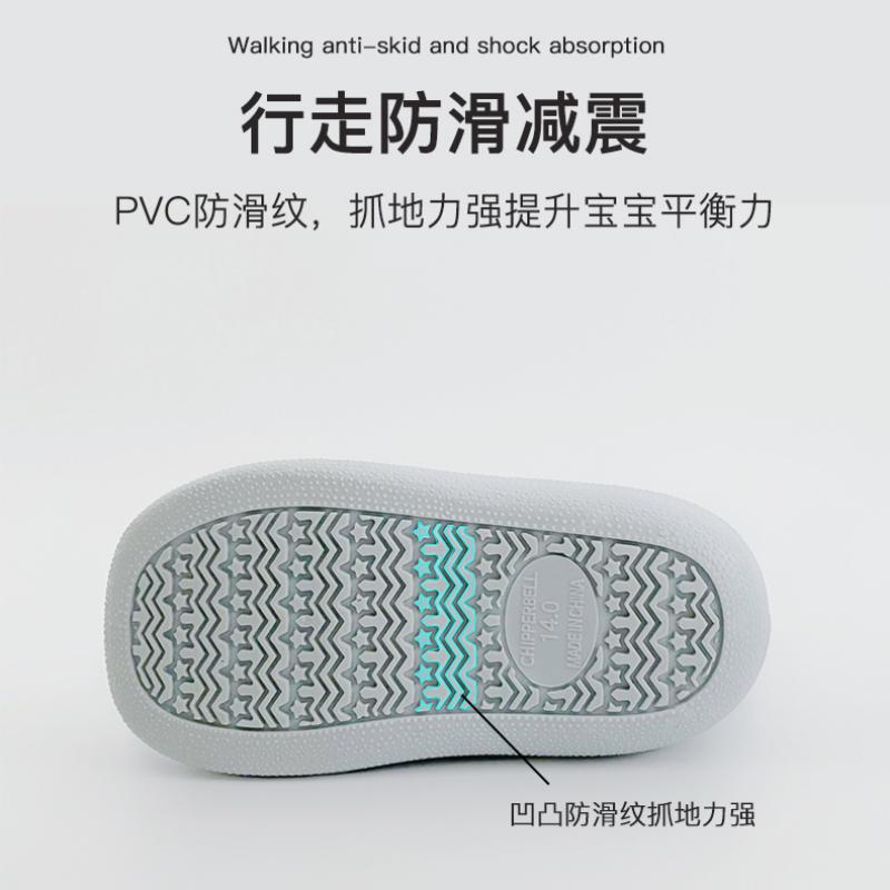 didankate Children's Rain Boots Baby's Rain Boots Waterproof Rubber Boots Small Boys and Girls Water Shoes Simple Medium Rubber Boots