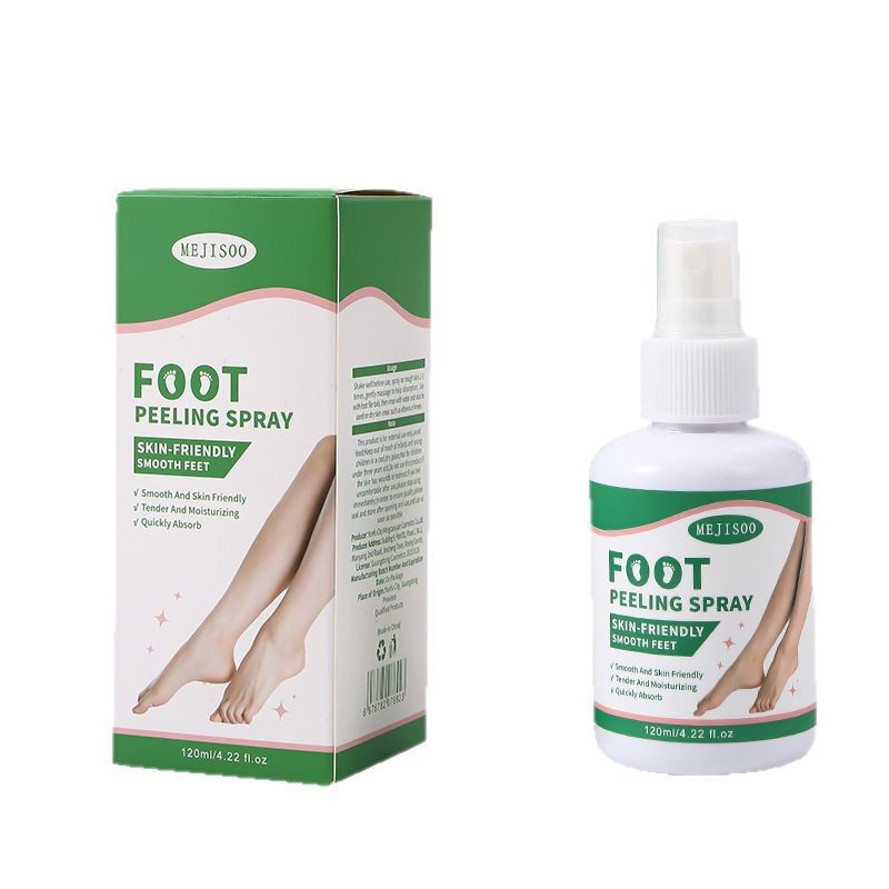 Cross-border Foreign Trade Aloe Foot Exfoliating Spray Cleaning Deodorant Spray in stock Foot Peeling Spray