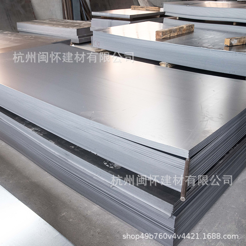 Zhejiang Hangzhou Galvanized Sheet in Stock Can Be Cut Hot-Dip Galvanized Iron Sheet Ventilation Duct Material Q235 with or Without Flower Galvanization