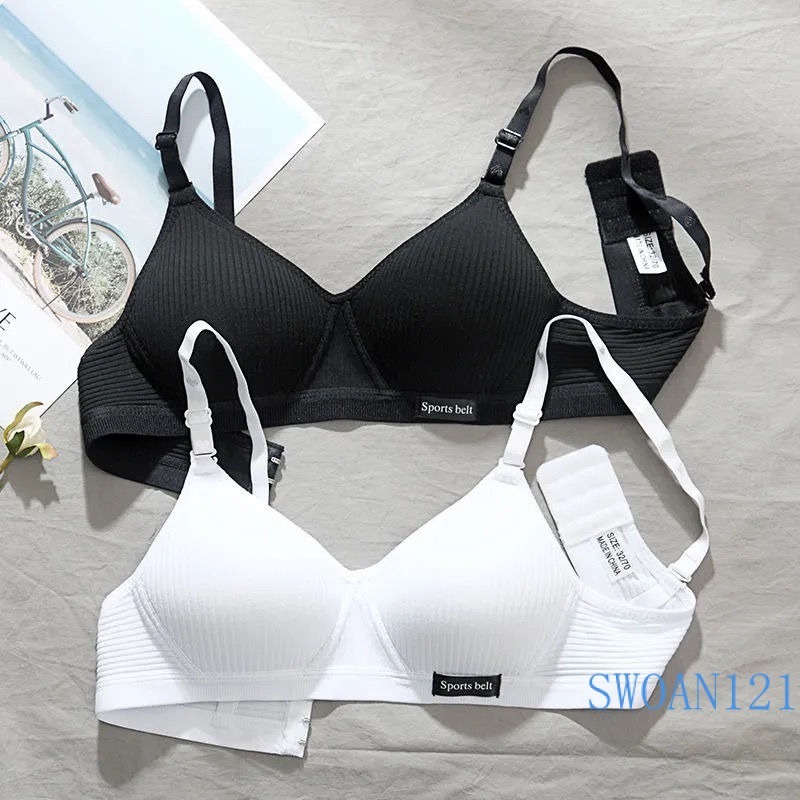 Cross-border Girls' Comfortable Seamless Intimates for Development Period, High School Students, Small Breasts, Push-up, Wire-free Bra, Thin Section