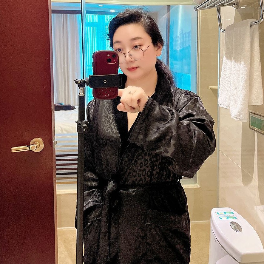 Классический черный халат с леопардовым принтом, для гостиниц, двойной слой, для пар, весна-осень-зима