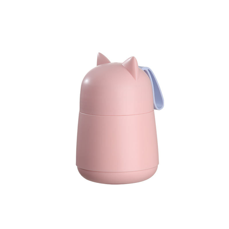 Creative Ins-Style Cute Portable Sealed Cup for Female Students' Dormitory, Suitable for Porridge, Milk, and Oatmeal