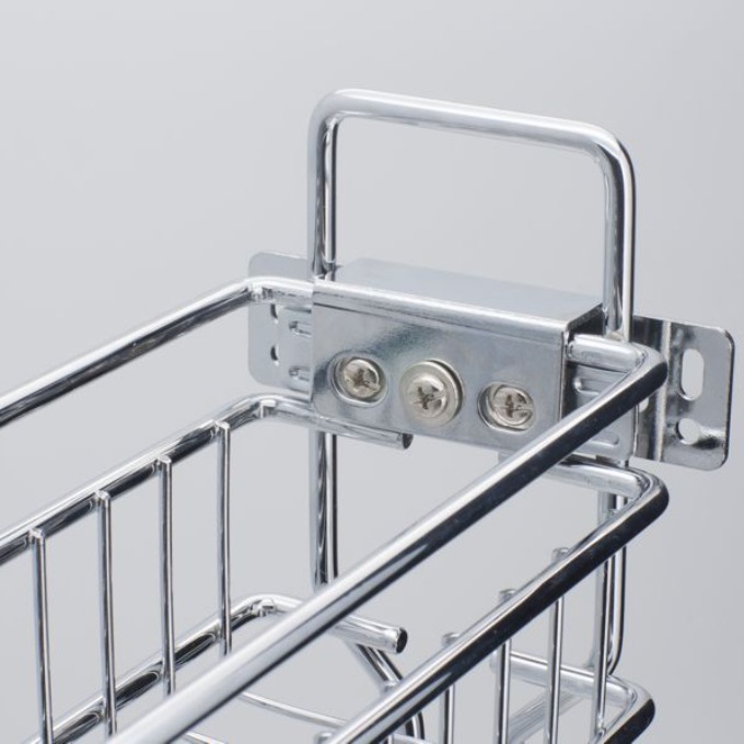 Cabinet side basket side left and right side installation with buffer damping heavy slide rail