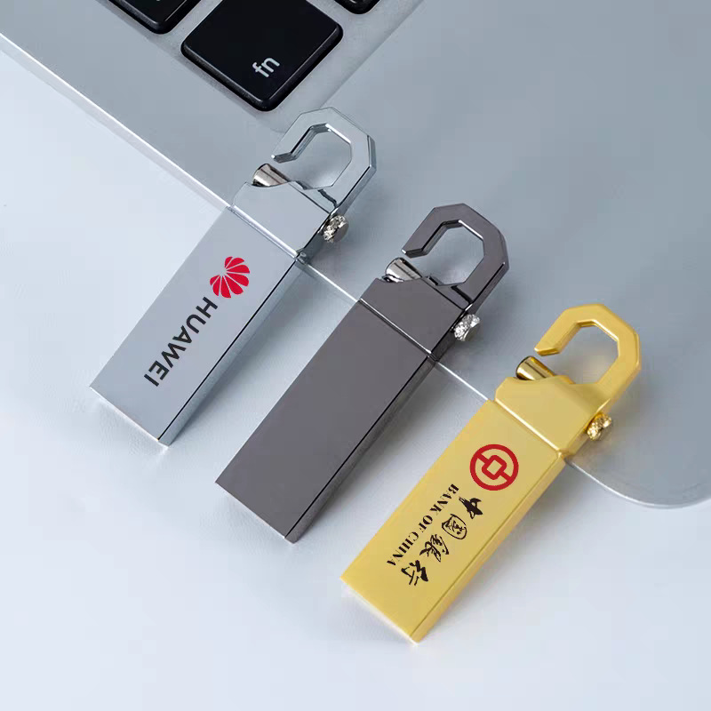 Manufacturer Wholesale U Disk Tiger Buckle Creative Keychain 16g Mini USB Flash Drive 32g Metal U Disk 64g Car Music U Disk