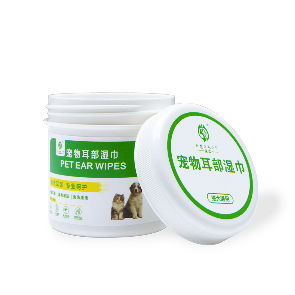 Pet Wipes cat tear removal cleaning dog dog eye wiping ear care artifact disposable tissue eye