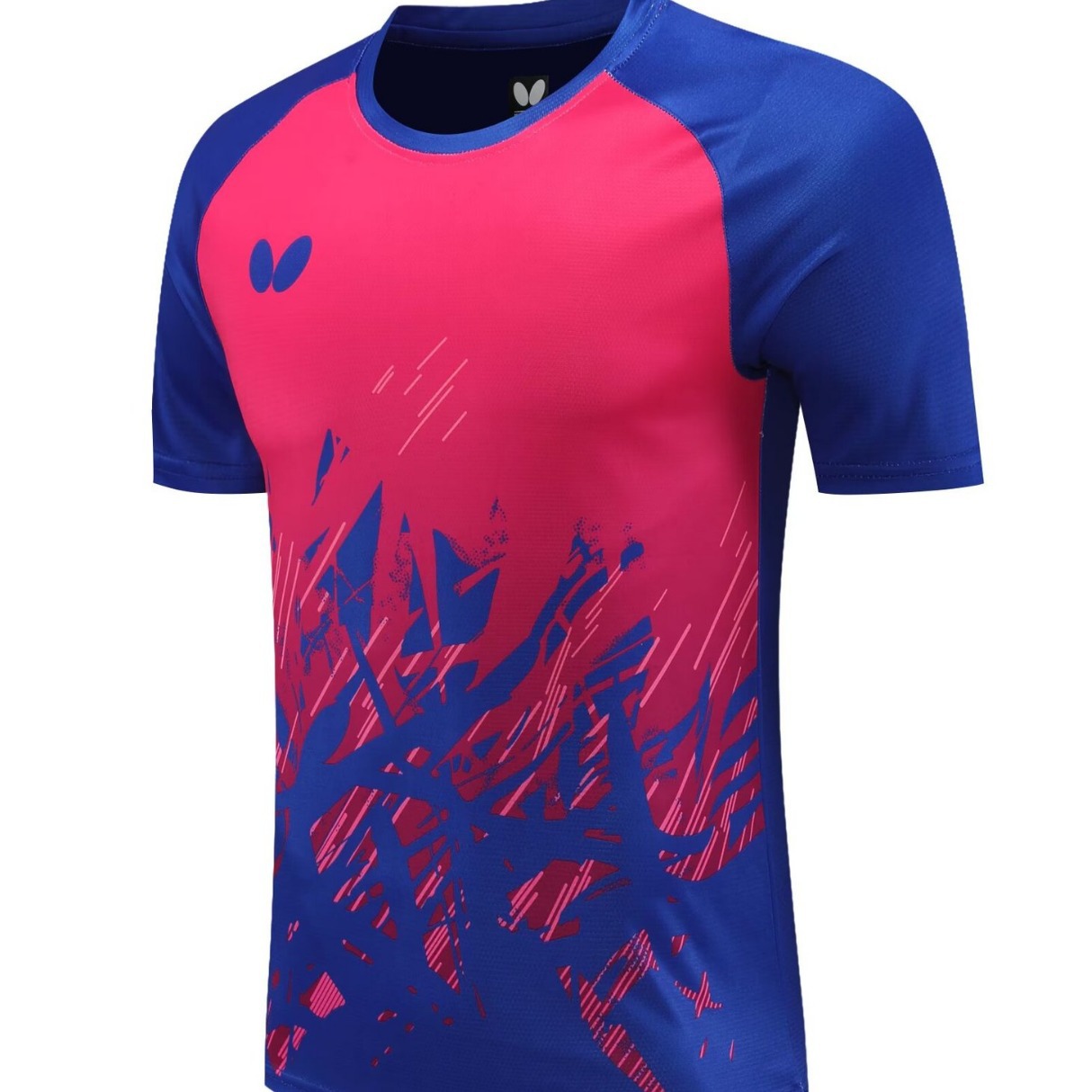 24 New Butterfly Table Tennis Suit Jacket Men's and Women's Quick-drying Breathable Running Sports Short-sleeved Competition Team Clothes