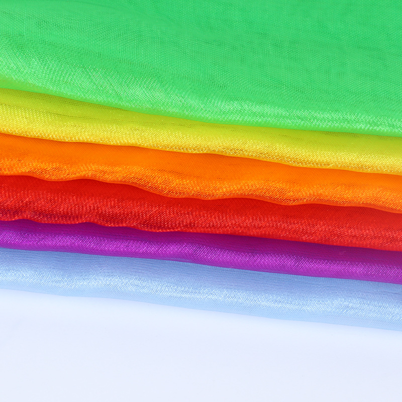 60cm solid color chiffon scarf children dance performance Magic small silk scarf square scarf nylon game scarf wholesale