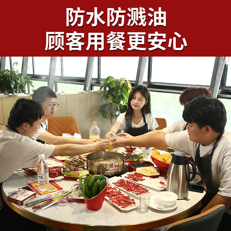 in stock Disposable Apron Custom Hot Pot Children Adult Painting Bib Non-woven Apron Printable LOGO Wholesale