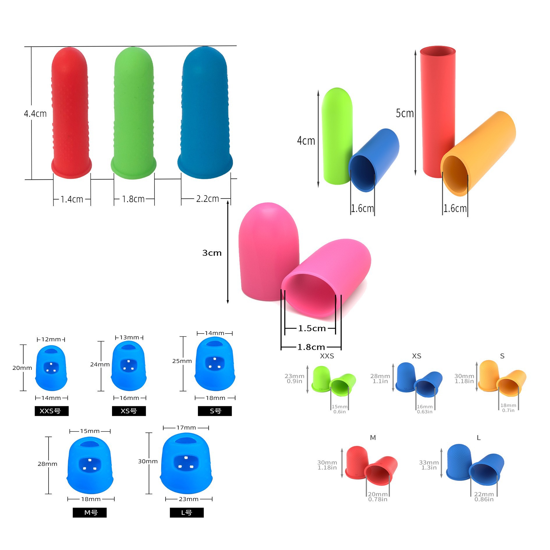 Guitar Finger Cover Silicone Finger Protective Cover Beginner Practice Playing Piano and Pressing String Finger Cover Finger Cover Guitar