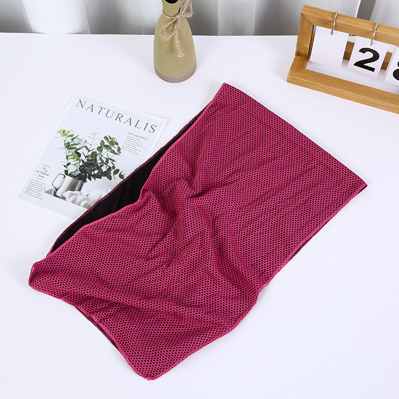 Cross-border spring and summer ice towel outdoor sports towel cold feeling quick-drying towel advertising towel printable LOGO wholesale