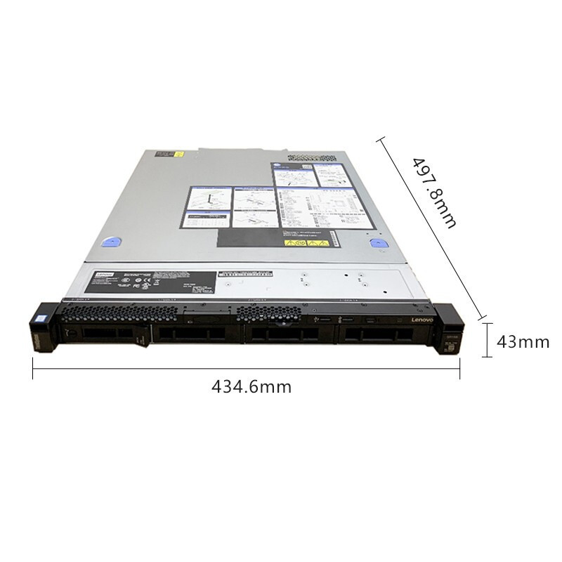 Suitable for Lenovo Server Sr258 E-2224 16g Desktop 1U Rack Server Host