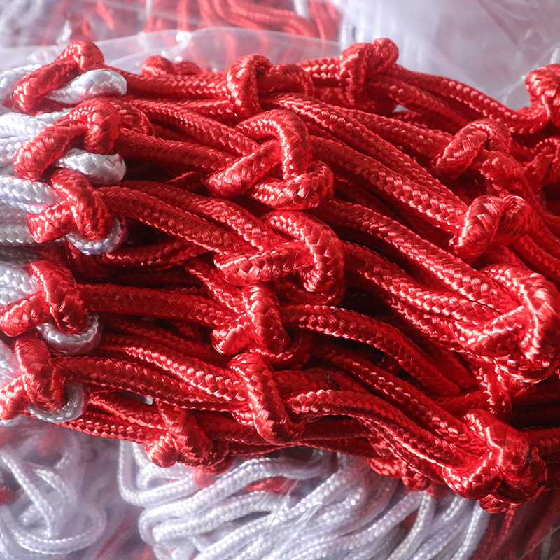 Basketball Net Foreign Trade Cross-Border Game Training Basketball Rack Net Thickened Nylon Rope Net Outdoor Sports Polyester Basketball Net