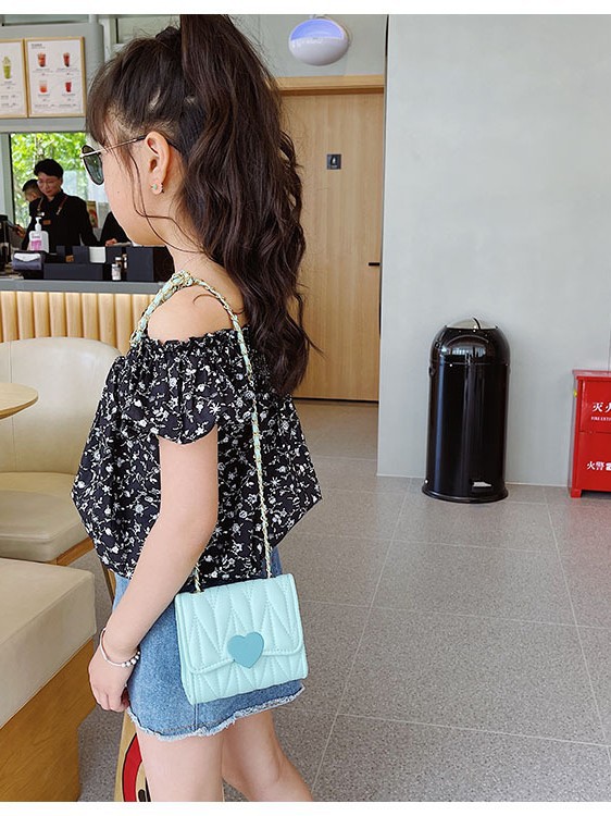 New Crossbody Bag Mini Kidsren's Butterfly Fashion Shoulder Pu Chain Bag Cute Family Shoulder Bag Handbag for Women