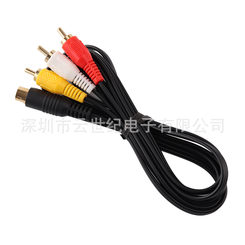 Factory Direct Sales of High-Quality Saturn Av Cables Sega Satutn Av Cable 1.8m (Ce Certificate)