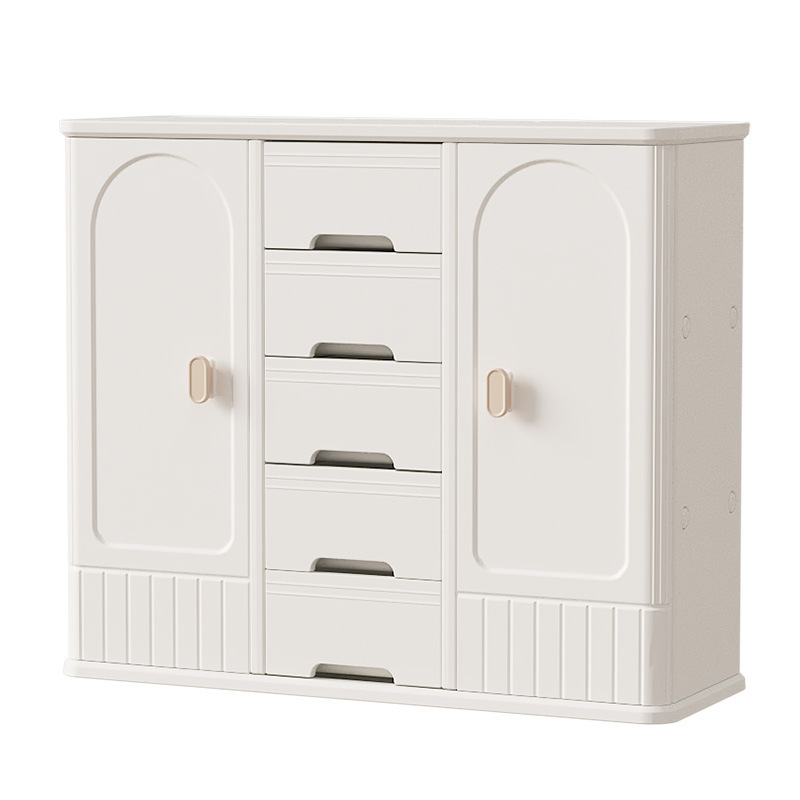 Feeding Table Baby Storage Cabinet Baby Supplies Storage Rack Children's Wardrobe Toy Classification Storage Cabinet Bucket Cabinet