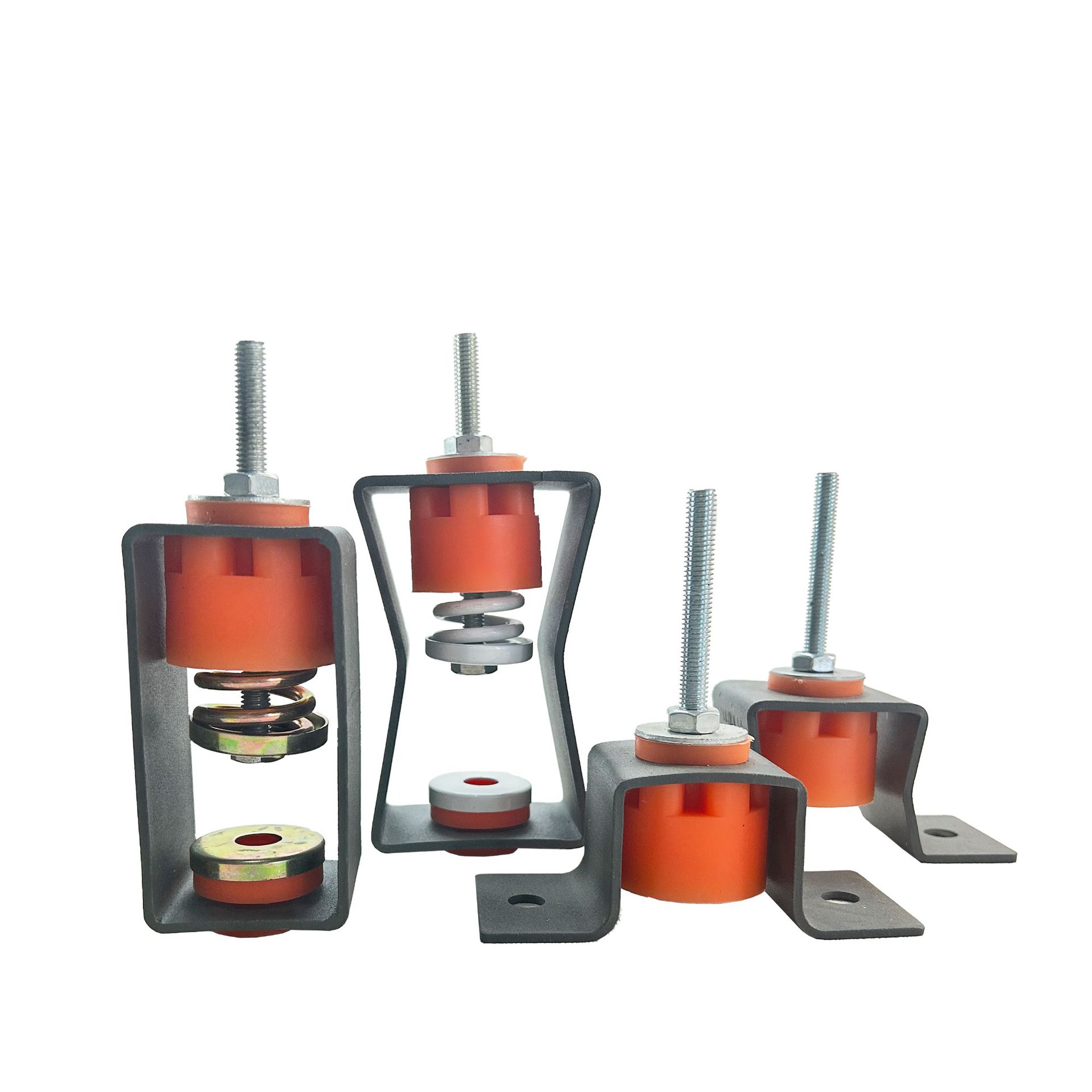 Orange Thin Waist Shock Absorber Bar Ktv Theater Wall Ceiling Low Frequency Vibration Spring Damping Sound Insulation Shock Absorber