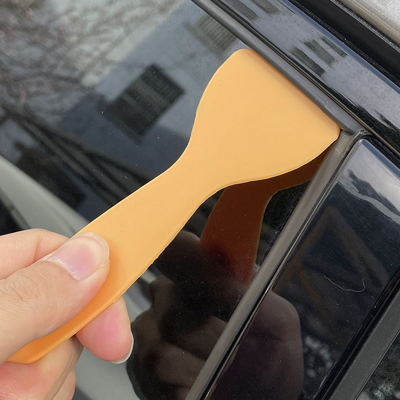 Car film tool yellow scraper plastic car stickers beauty scraper beauty seam scraper wholesale