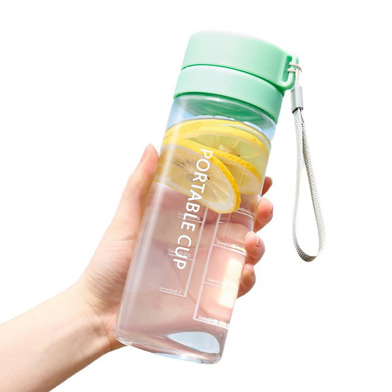 2025 New High-Looking Sports Water Cup for Boys, Plastic Cup, Portable, High Temperature Resistant Student Water Bottle for Girls