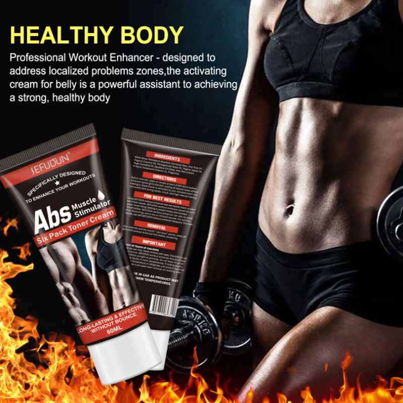 Cross-Border Sefudun Abdominal Muscle Cream Big Belly Butt Lift Shaping Cream Men and Women Muscle Building Sports Fitness Abdominal Cream in Stock