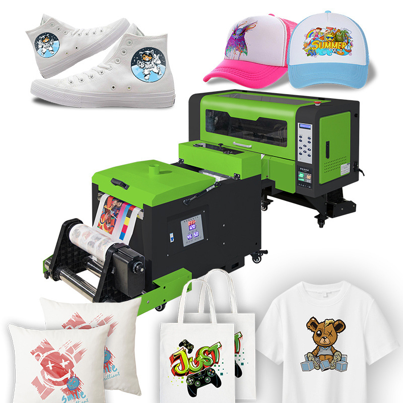 A3 DTF машина для термопереноса с белыми чернилами, принтер с белыми чернилами, печать на одежде, чистый хлопковый футболка, принтер для кожи