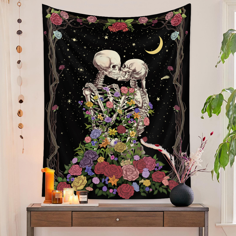 Tapestry Amazon Home Cross Border Bohemian Tapestry Room Decorative Hanging Mandala Decorative Cloth Tapestry