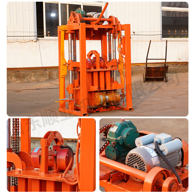 Customized African Hot-Selling Small Chain Brick-Making Machine, Fixed and Mobile Small Concrete Cement No-Bake Brick Machine