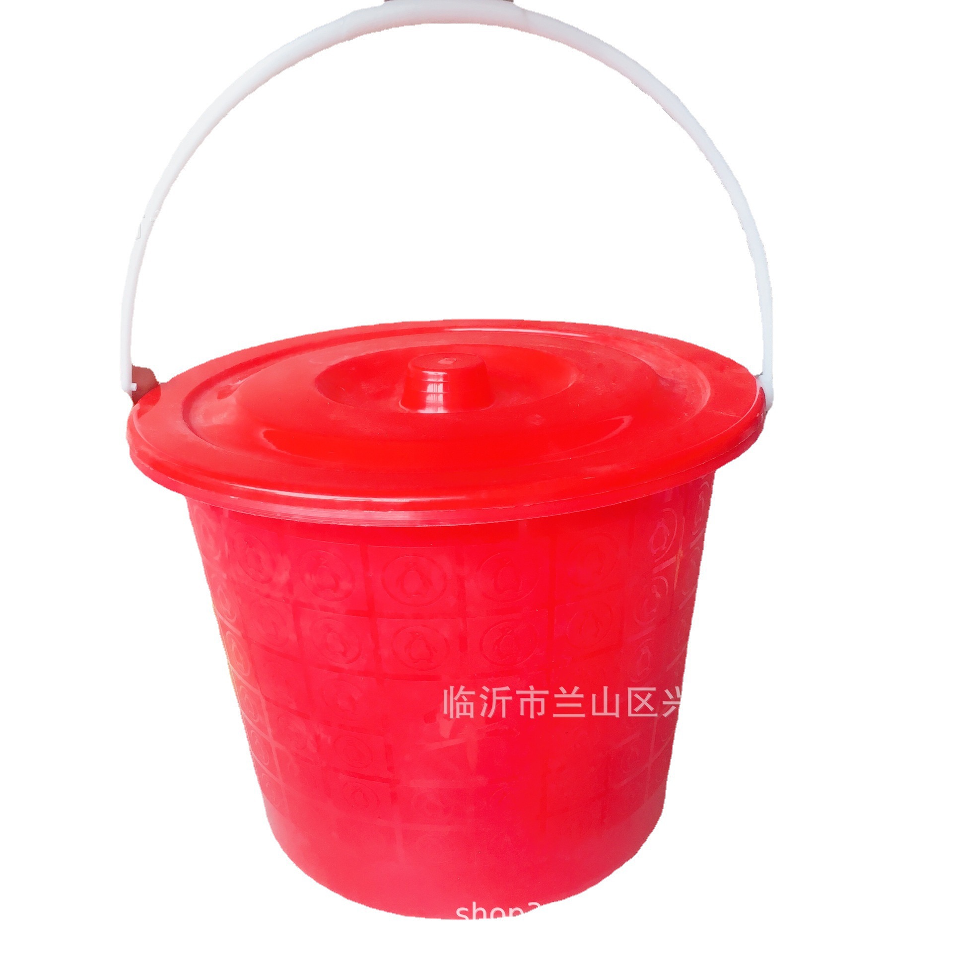 30 Bucket with Lid Red Bucket Children's Small Bucket Small Bucket Two-dollar Store Wholesale