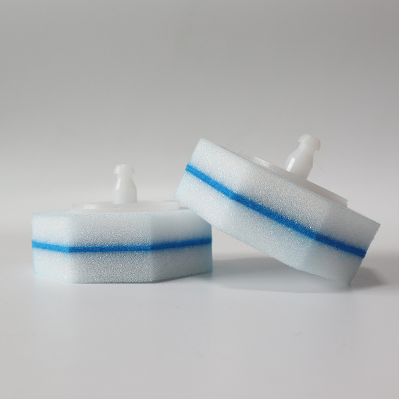 Disposable toilet brush head universal American ajaja high replacement sponge head comes with cleaning