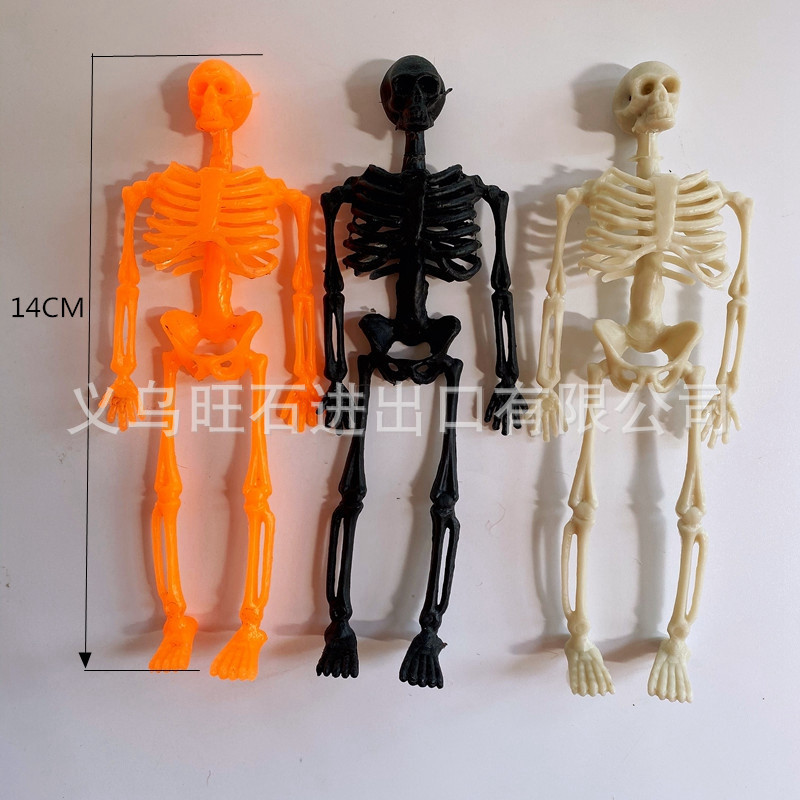 Cross-border New Halloween Skull Ghost Festival Skull Accessories 15cm Stereo Skull
