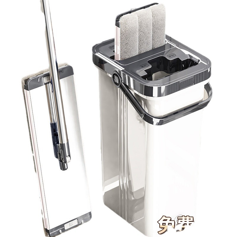 Wet and Dry Mop Household New Product Press-type Scraping 3340 Lazy Hand-free Aluminum Alloy