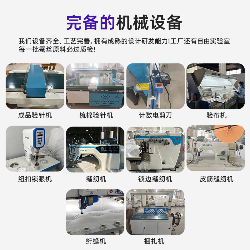 Detailed Information about Making an Appointment to Visit the Factory/Customized Processing. Contact Customer Service! Silk Quilt Production Base Process Understanding