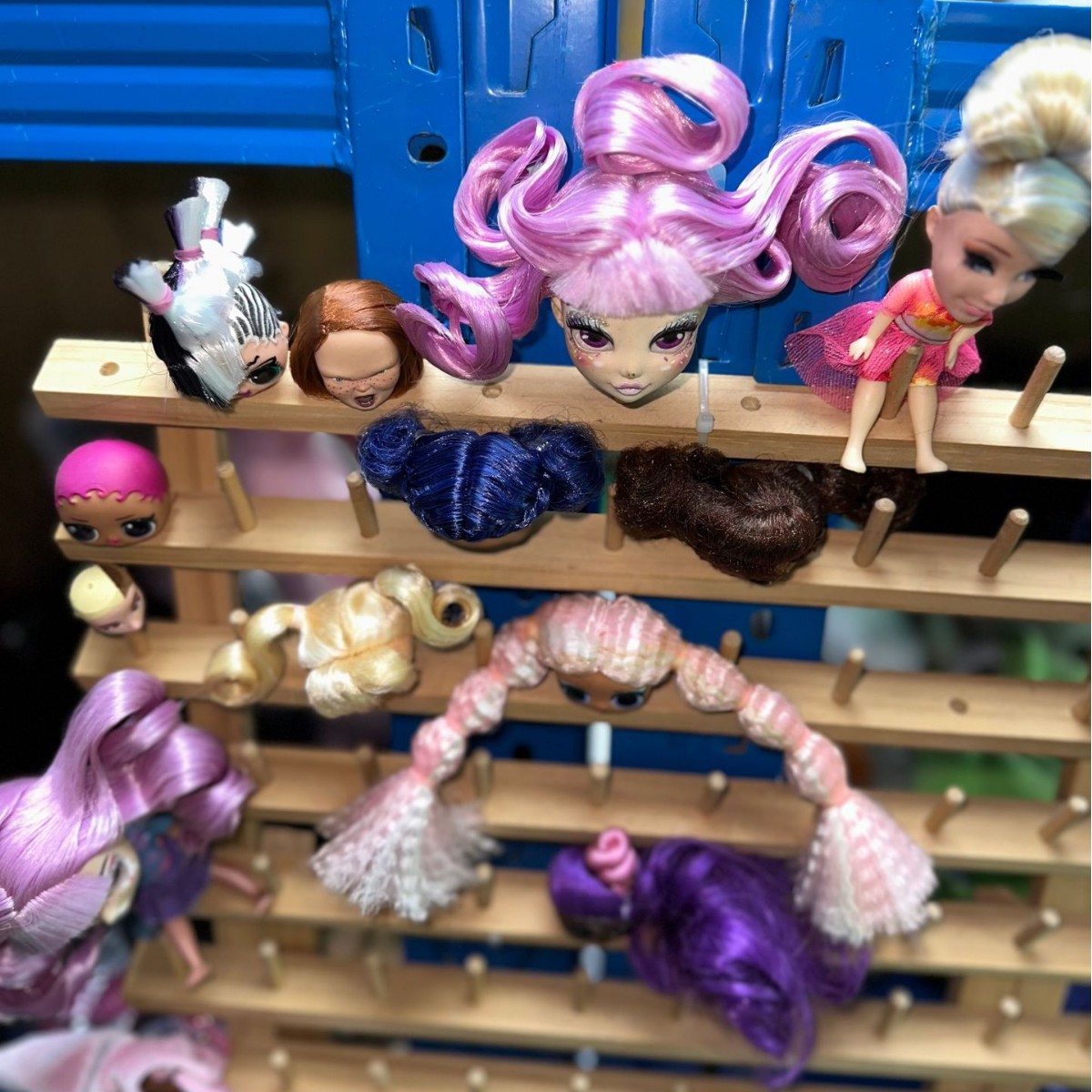 Custom-Made Pa Nylon Hair, Rubber Doll Hair, Rubber Doll Hair, Rubber Doll Head Car Hair Transplant Processing