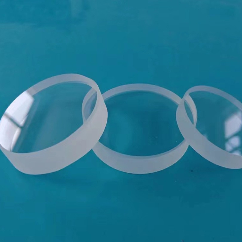 Quartz Window Glass Transparent Quartz Sight Glass High Temperature Resistant Quartz Observation Window Transparent Optical Quartz Sheet Uv Lamp