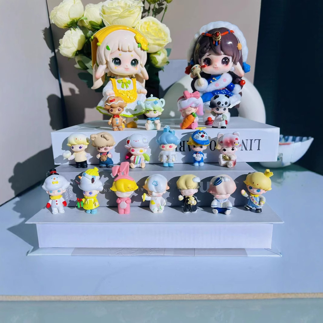 Серия Moe Grain DIMOOdimoo рождественские милые зернистые сменные малыши ручной работы слепая коробка милые подарочные украшения DIY