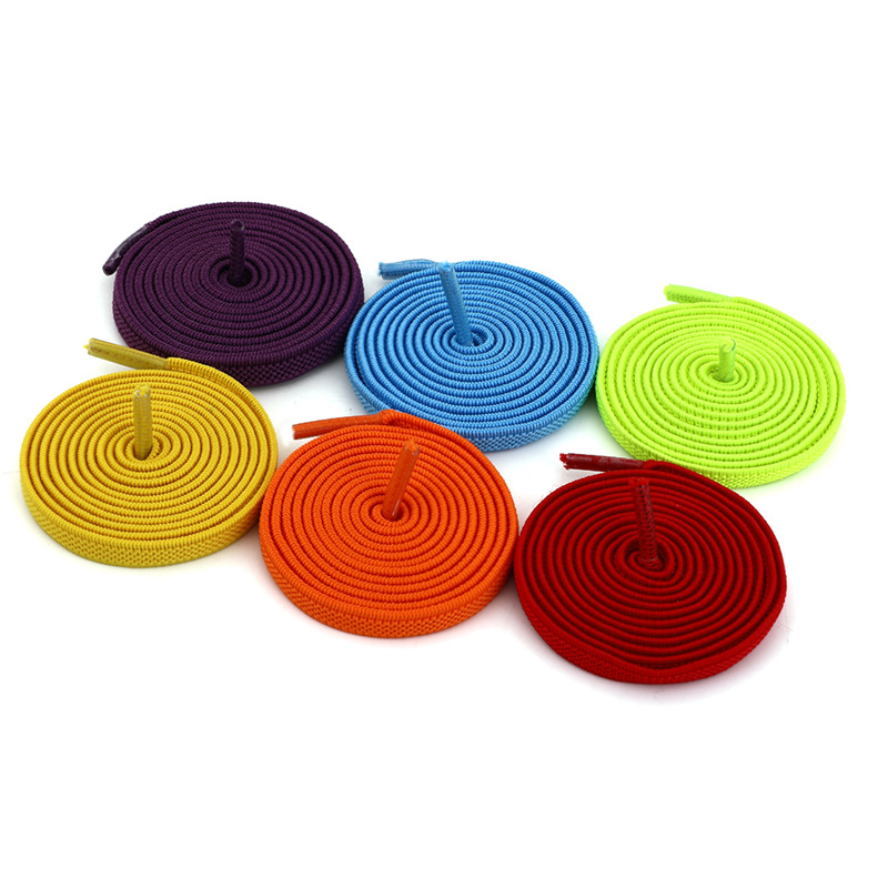 Small white shoes tie-free flat buckle elastic band men's and women's fixed shoelaces wholesale lazy people tie-free children's shoelaces