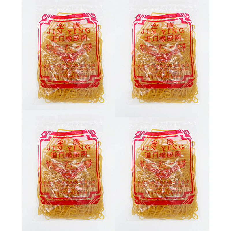 Hot sale 100g bags Yue Yi Gold word rubber band office culture and education bank money binding vegetables high elasticity durable