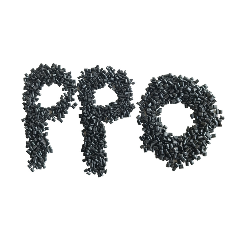 Various colors PPO particles flame retardant ordinary particles electrical accessories injection molding recycled particles PPO black high temperature resistant particles