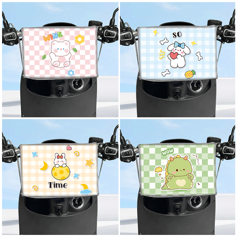 Electric car anti-collision pad front seat baby headrest baby motorcycle anti-collision head pad thickened and enlarged