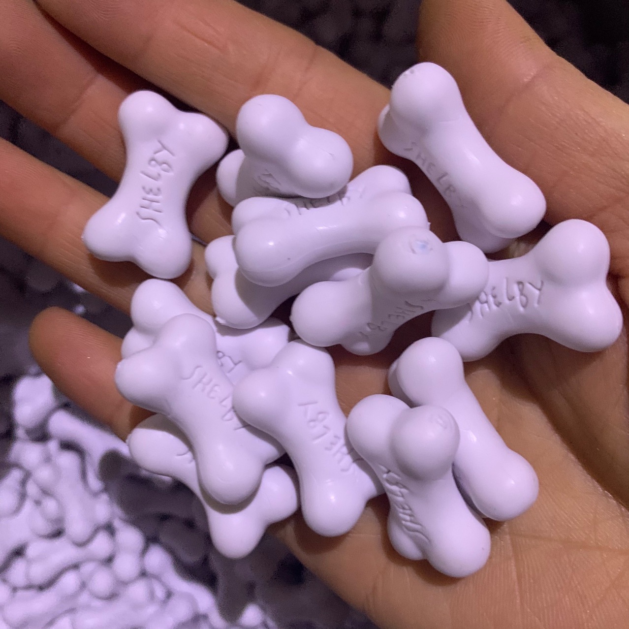 White Small Bone Accessories Toys Play House DIY Materials