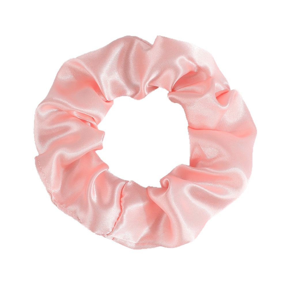 Cross-Border European and American Scrunchies in 70 Colors, Shiny Satin Hair Ties, Simple Solid Color Satin Hair Ties, High Ponytail Hair Ties for Women