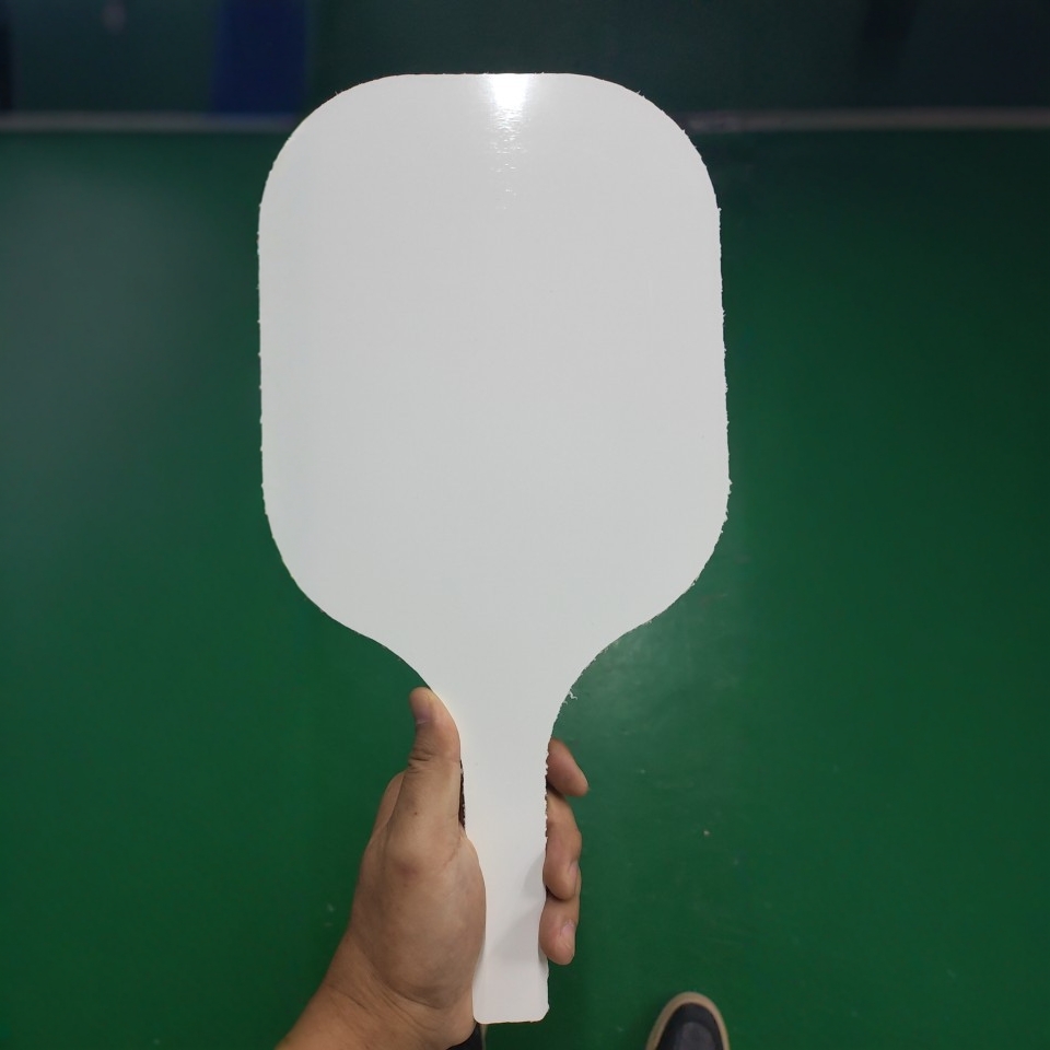 Ракетка для пиклбола из белого стекловолокна, прямые продажи от производителей, оптовая продажа полипропиленовых листов