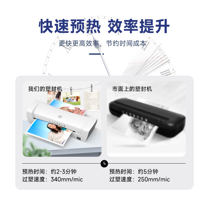 Legendary SL200 A4 tree European plastic machine photo cold and hot plastic sealing machine photo file glue machine cross-border supply