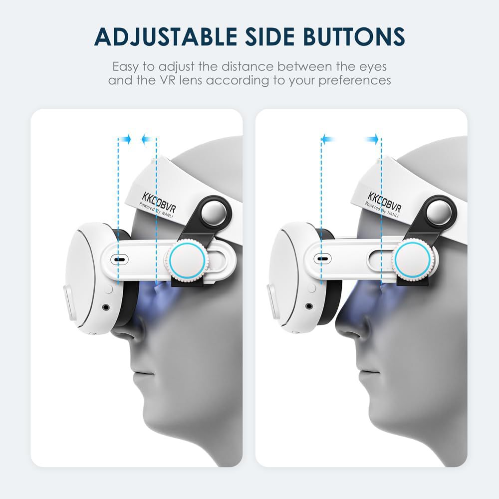 Kkcobvr Q3 Is Suitable for Quest 3/Quest 3S Elite Headband Halo Can Be Flip-Up Headband