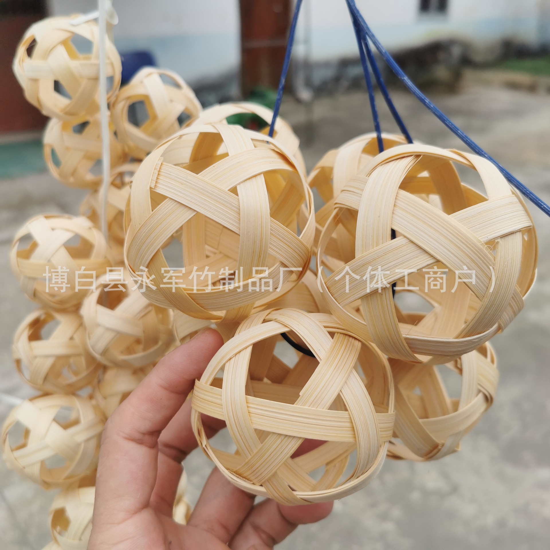 Бамбуковая футбольная игрушка, плетеный мяч для куцзю