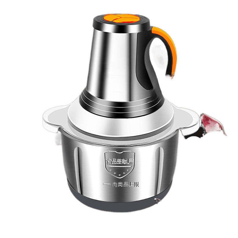 Meat Grinder Household Dumpling Stuffing Machine Stainless Steel Electric Multi-Function Cooking Machine Meat Garlic Mixing Vegetable Grinder