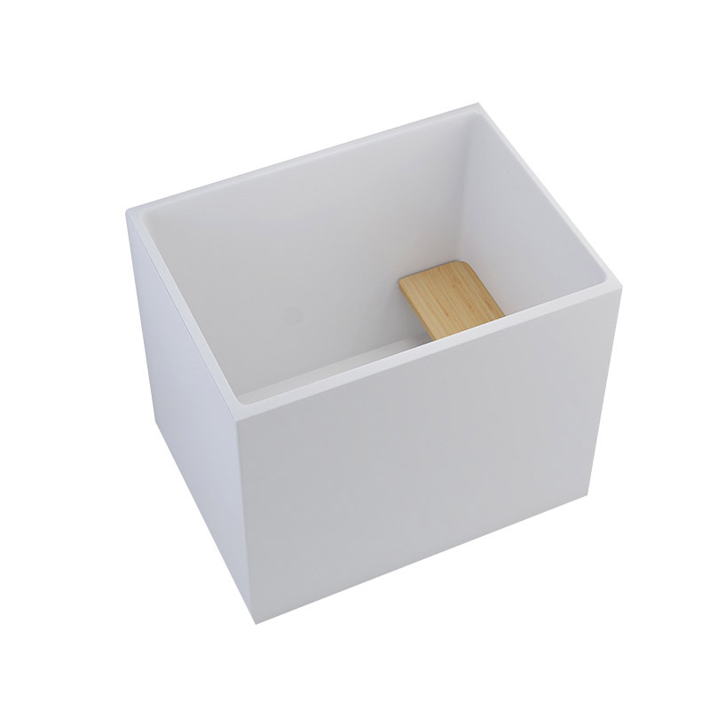 Aoningjie Foshan Square Deep Soaking Acrylic Bathtub Small Household Adult Independent Japanese Style Seamless Mini