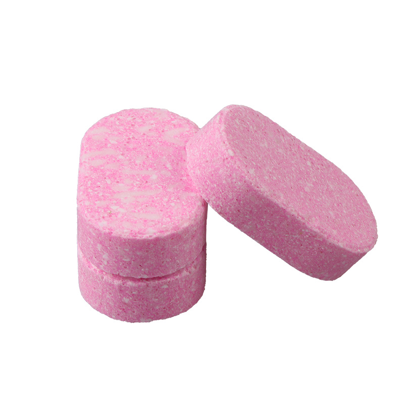 Factory direct supply concentrated solid floor cleaning oil removal Multi-Effect floor floral floor tiles pink cleaning tablets effervescent tablets